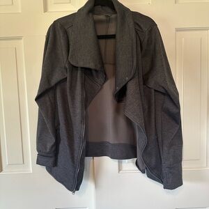 Champion Grey Asymmetrical Duo Dry Jacket Size Large
